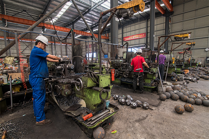 崇州网架配件车间